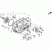 Схема вузла: Права кришка картера для Honda VFR750F Interceptor