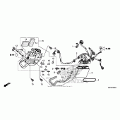 Схема узла: Abs control unit (cbr600ra) для Honda CBR600