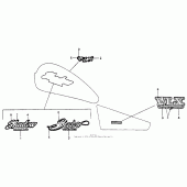 Схема вузла: Marks 88-91 для Honda VT600 Shadow VLX