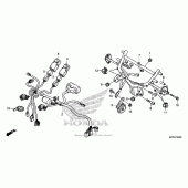 Схема узла: Cowl stay для Honda ST1300 Pan-European