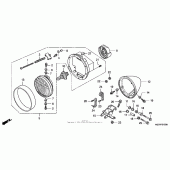 Схема узла: Фара для Honda VT750 Shadow Aero