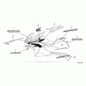 Схема вузла: Mark (2) для Honda CBR500 CBR500R