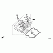 Схема вузла: Клапанна кришка для Honda CBR250