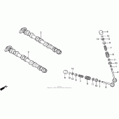 Схема вузла: Шток для Honda CBR600 CBR600F2