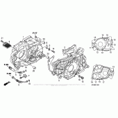 Схема вузла: Картер двигуна для Honda XR650