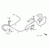 Схема вузла: Система індукції повітря (VTR1000SP Y / 1) для Honda VTR1000 VTR SP-1