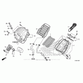 Схема вузла: Повітряний фільтр для Honda CBR300R