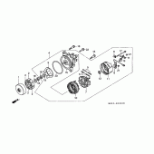 Схема узла: Генератор для Honda GL1500 Gold Wing Special Edition