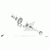 Схема вузла: Balancer для Honda CRF150 CRF150R