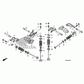 Схема узла: Распредвал & Клапан для Honda NT700 NT700V