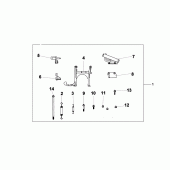 Схема вузла: Stand main assy для Honda XL1000V Varadero
