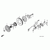 Схема узла: Привод стартера для Honda ST1100 Pan-European Police