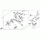 Схема вузла: Вентилятор для Honda CRF250 CRF250X