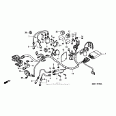 Схема вузла: Електрообладнання для Honda VT750 Shadow Deluxe