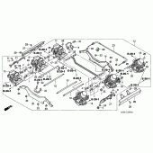 Схема вузла: Карбюратор (ASSY.) Для Honda GL1500 F6C