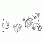 Схема вузла: Генератор імпульсів для Honda VT750 Black Widow