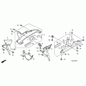 Схема вузла: Нижній обтічник (CBR1000RR6 / 7) для Honda CBR1000 CBR1000RR Fireblade