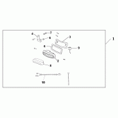 Схема узла: Зад. противотуманки для Honda NT700 Deauville