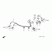 Схема вузла: Proportioning control valve (VFR800) для Honda VFR800 VFR