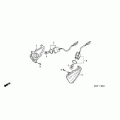 Схема вузла: Поворотники (CBF600S / SA) для Honda CBF600