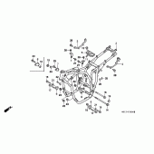 Схема вузла: Рама для Honda CB1000 CB1000F