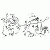 Схема узла: Электрооборудование (XL125V1/2/3/4/5/6) для Honda XL125 Varadero