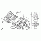 Схема вузла: Картер двигуна для Honda XL1000V Varadero