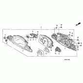Схема узла: Панель приборов для Honda ST1300 Pan-European