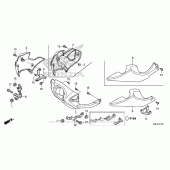 Схема вузла: Under Cowl для Honda NC700