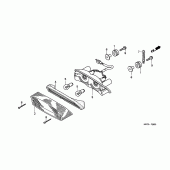 Схема узла: Задний фонарь (Стоп-сигнал) для Honda CB1100 CB1100SF X11