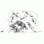 Схема вузла: Дросельна заслонка (assy.) Для Honda VFR800 Interceptor