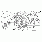 Схема вузла: Rear case для Honda NRX1800 Valkyrie Rune