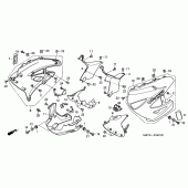 Схема узла: Under cowl для Honda XL1000V Varadero