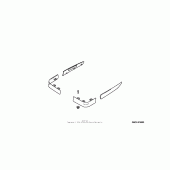 Схема узла: Saddlebag spoiler (lower) для Honda GL1800 Gold Wing