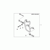 Схема вузла: Радіатор для Honda VT1100 Shadow ACE