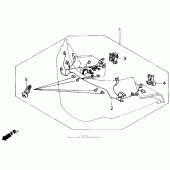 Схема вузла: Fairing harness set 90 для Honda GL1500 Gold Wing