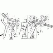 Схема вузла: Gl1500sehandle switch для Honda GL1500 Gold Wing Special Edition