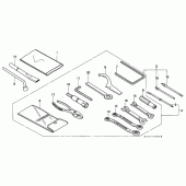 Схема вузла: Інструмент (VFR750FL / FM / FN / FP) для Honda VFR750F Interceptor