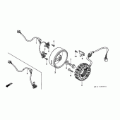 Схема вузла: Генератор для Honda XRV750 Africa Twin