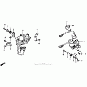 Схема вузла: Abs modulator 1100a для Honda ST1100 Pan-European