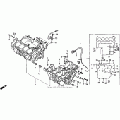 Схема вузла: Картер двигуна для Honda CBR900RR CBR919RR Fireblade