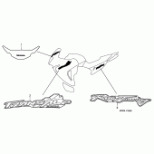 Схема вузла: Stripe / mark для Honda XL650 Transalp