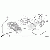 Схема вузла: Auto Cruise для Honda GL1800 Gold Wing
