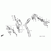 Схема вузла: Сервомотор в зборі (CBR1000RR4 / 5) для Honda CBR1000 CBR1000RR Fireblade