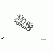 Схема узла: Клапанная крышка для Honda CBR900RR CBR900RR Fireblade