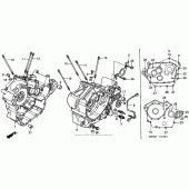 Схема вузла: Картер двигуна для Honda VT750 Shadow Deluxe