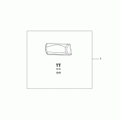 Схема вузла: Top box pillion pad (TOP) для Honda XL700V Transalp