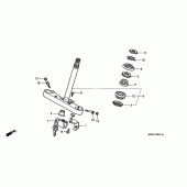 Схема узла: Рулевая траверса для Honda VT1100 Shadow Aero