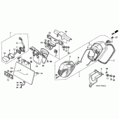 Схема узла: Задний фонарь (Стоп-сигнал) для Honda VT750 Shadow A.C.E.
