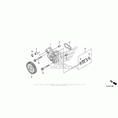 Схема вузла: Масляний насос для Honda CRF250 CRF250RL Rally